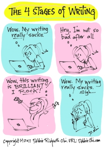 4 stages of writing
